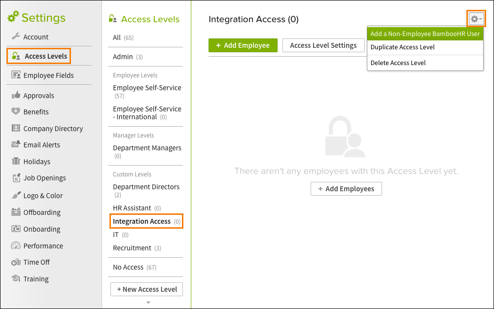 Creating a BambooHR API Key for Integration